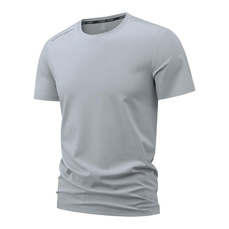 Extra Large Size Men's Short-sleeved Quick-drying T-shirt Loose Casual Plus Size Plus Size Half-sleeved T-shirt
