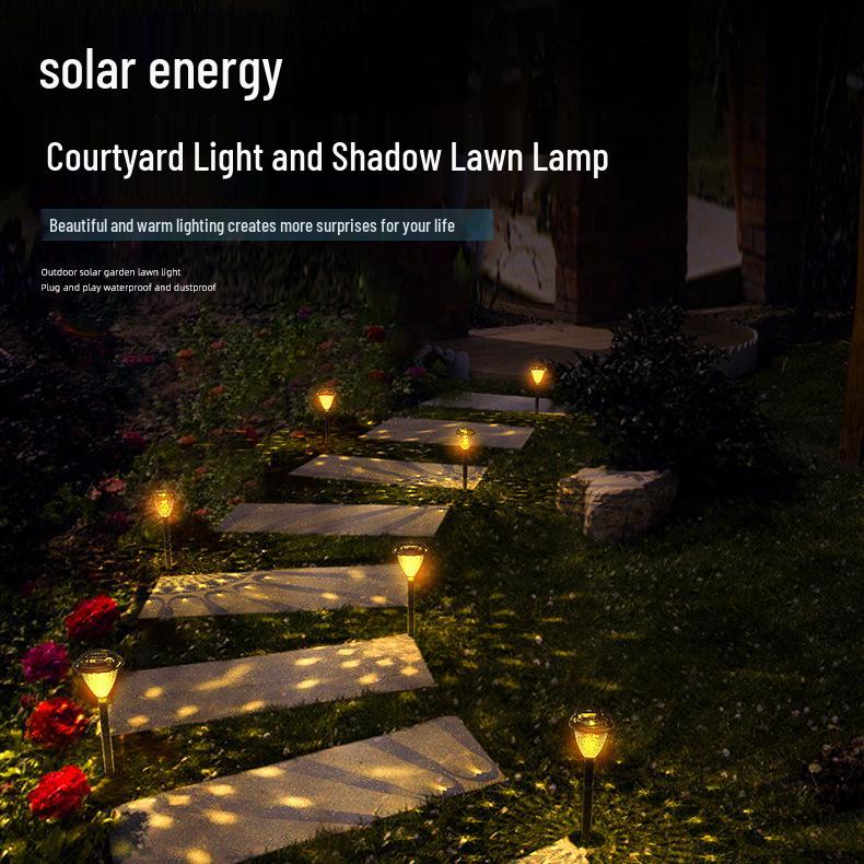 Waterproof LED Solar Garden Light - Outdoor Landscape & Courtyard Decoration