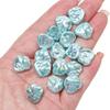 Baroque Style ABS Pearl Beads Heart Butterfly Pendant for DIY Jewelry 2pcs/Bag