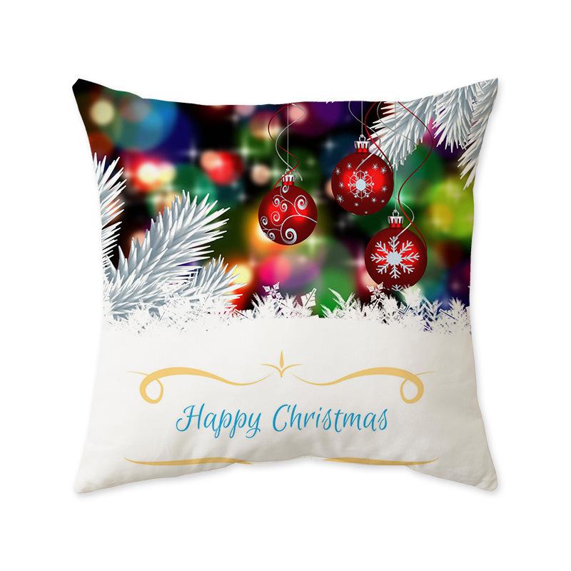 Christmas Series Decorative Cushion Pillow Ins Style Fashionable Sofa Living Room Bedside Cushion Pillow Cover
