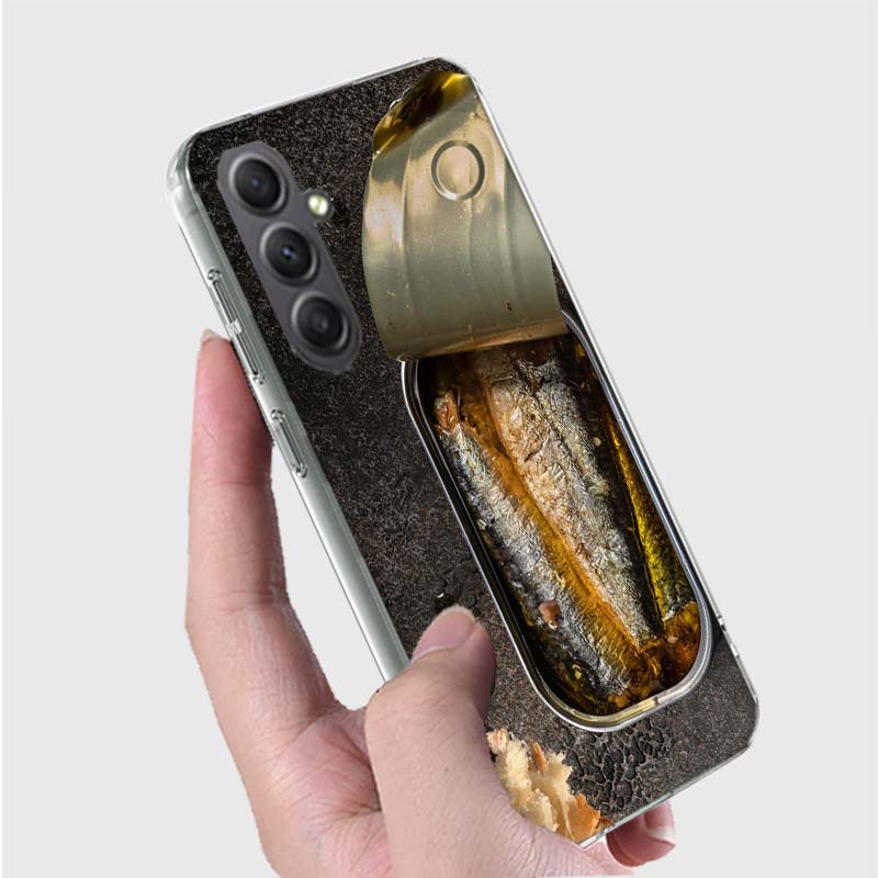 

Sardines Canned Phone Case for Samsung A16 A26 A36 A56 A17 A37 A57 A07 A06 A02S A03 A04S A05S Galaxy Note 20 10 A50S A71 A51 A31 Samsung A56 5G