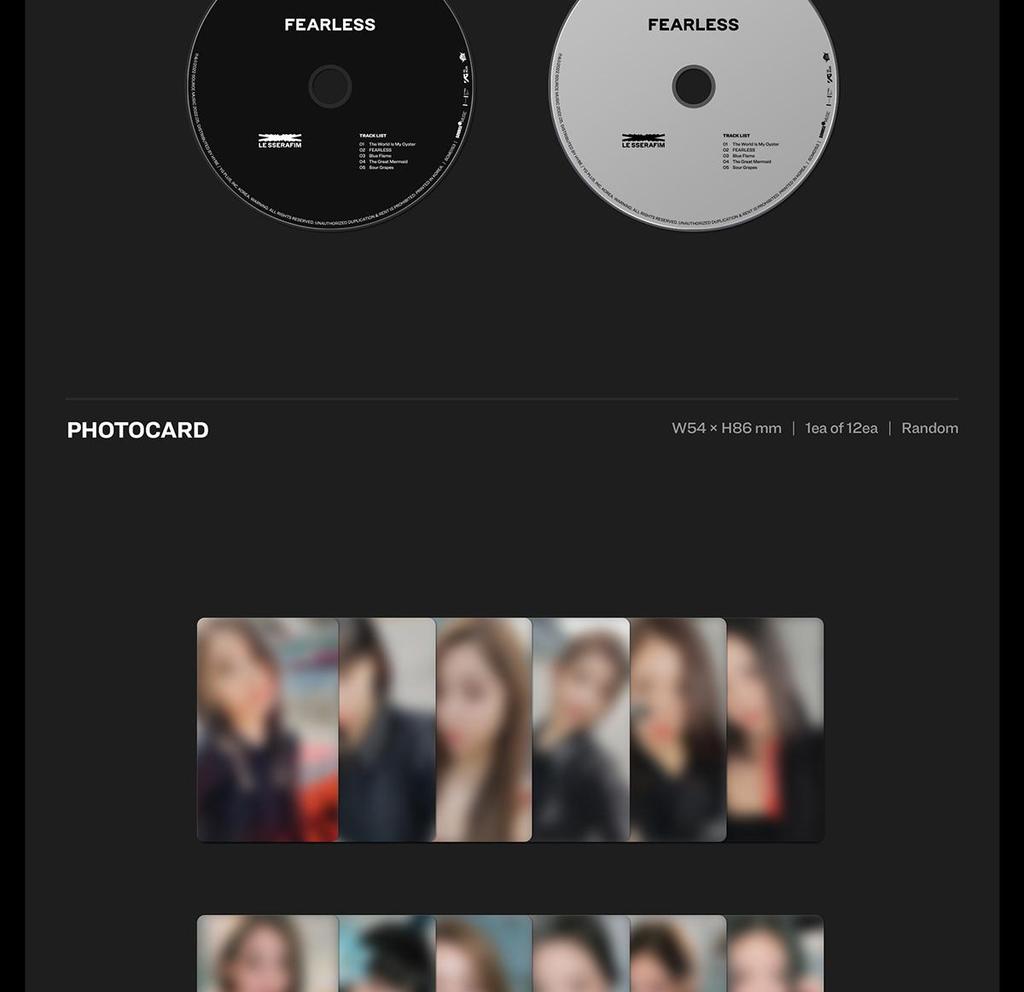 LE SSERAFIM [FEARLESS] 1st Mini Album