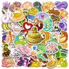50 Stück Cartoon-Schlangen-Graffiti-Aufkleber – wasserdichte DIY-Aufkleber für Helme, Wasserflaschen und Scrapbooking
