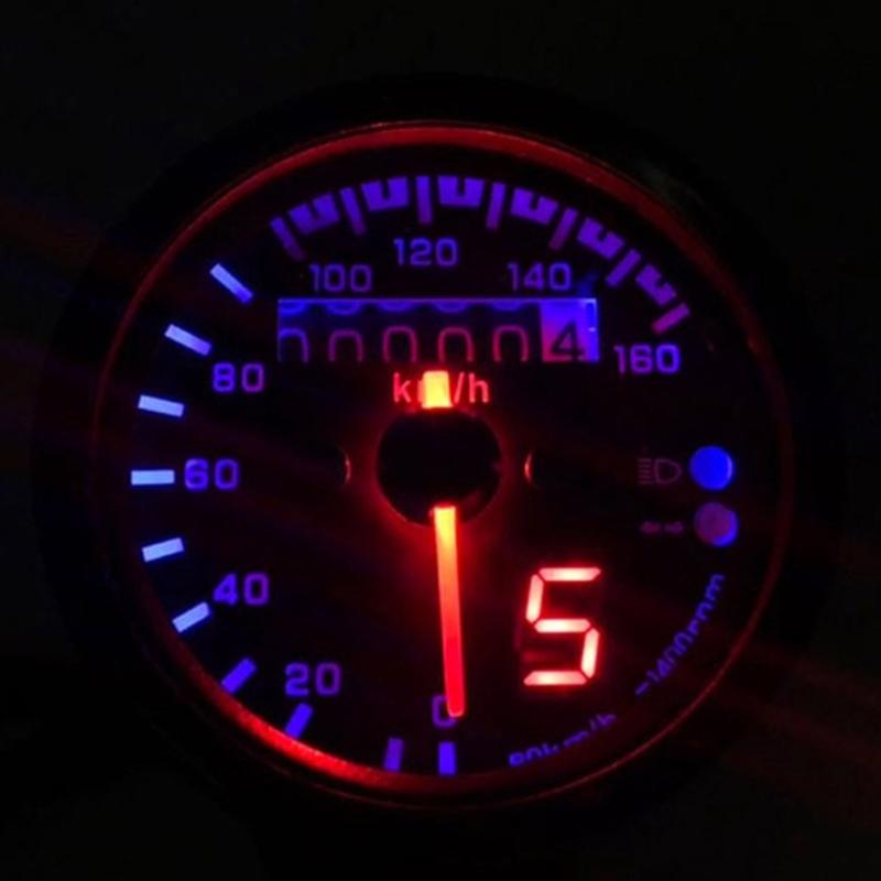 Odometer Tachometer LED Backlit Digital Speedometer Motorbike Repair Accessories