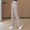 Women's Draped Wide-Leg Elastic Waist Casual Pants