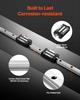 VEVOR Linear Rail Guide Kit, HGR20, 2Pcs 2000 mm (78.74 inch) Linear Motion Rails and 4Pcs Bearing Slide Blocks, Anti Rust and High Precision Kit