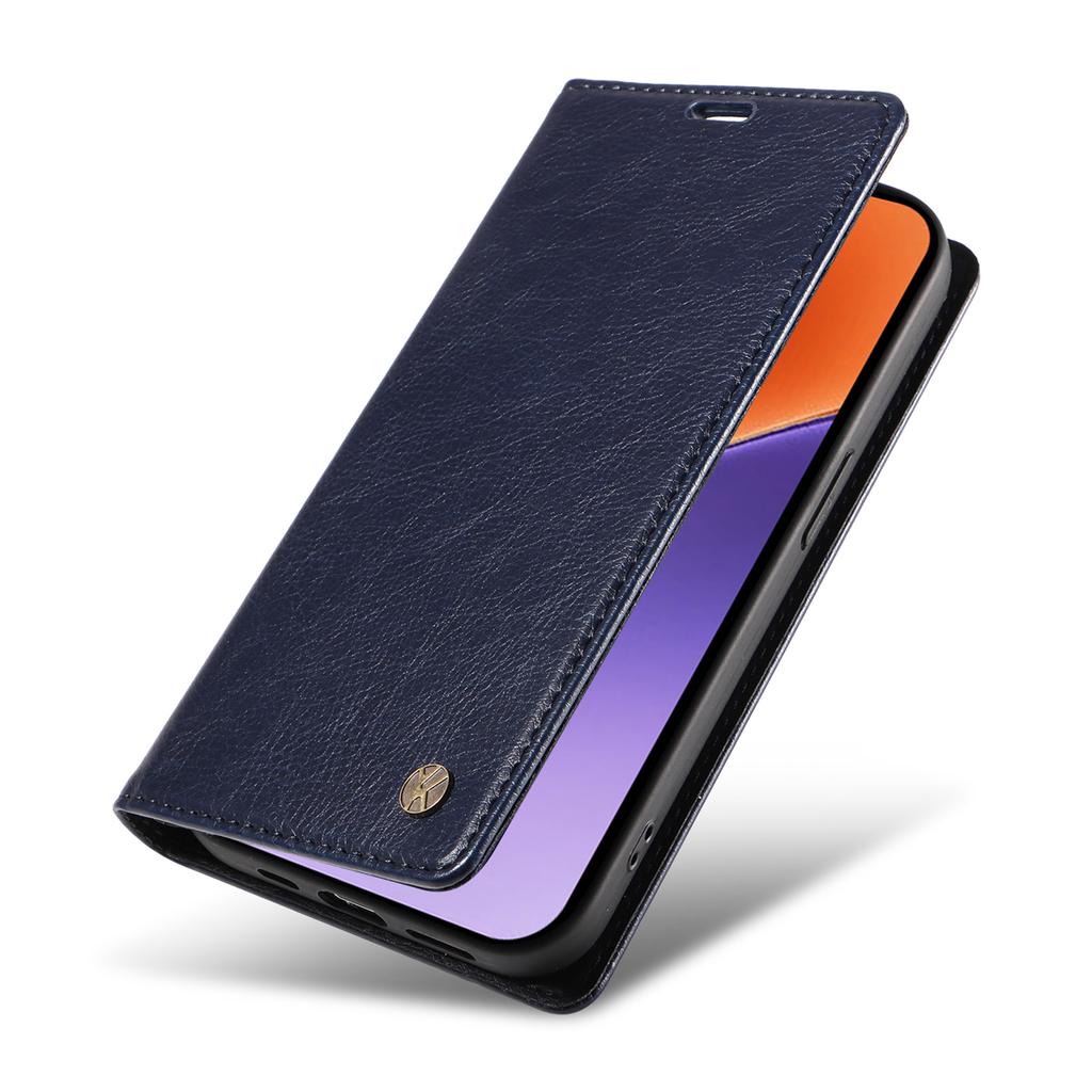 YIKATU YK-006 Für Xiaomi 15 Hülle Magnetischer Verschluss Leder Handyhülle Litschi-Textur