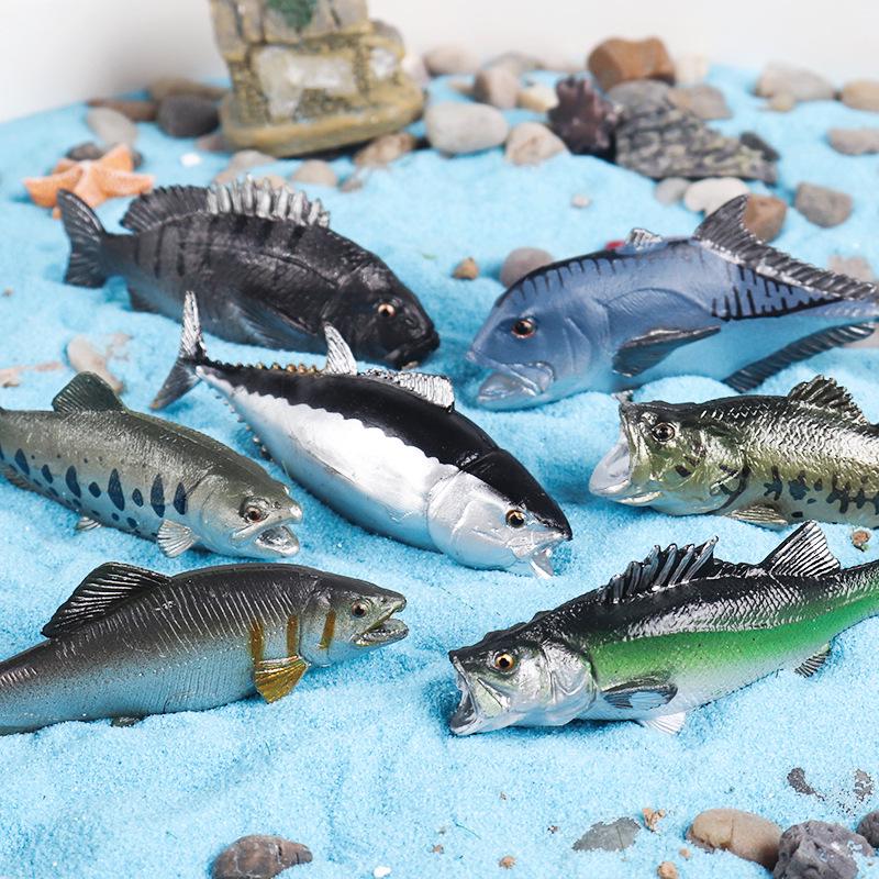 Cognitive Ocean Animal Model Toy - Salmon, Bass, Tuna, Marlin, Shark