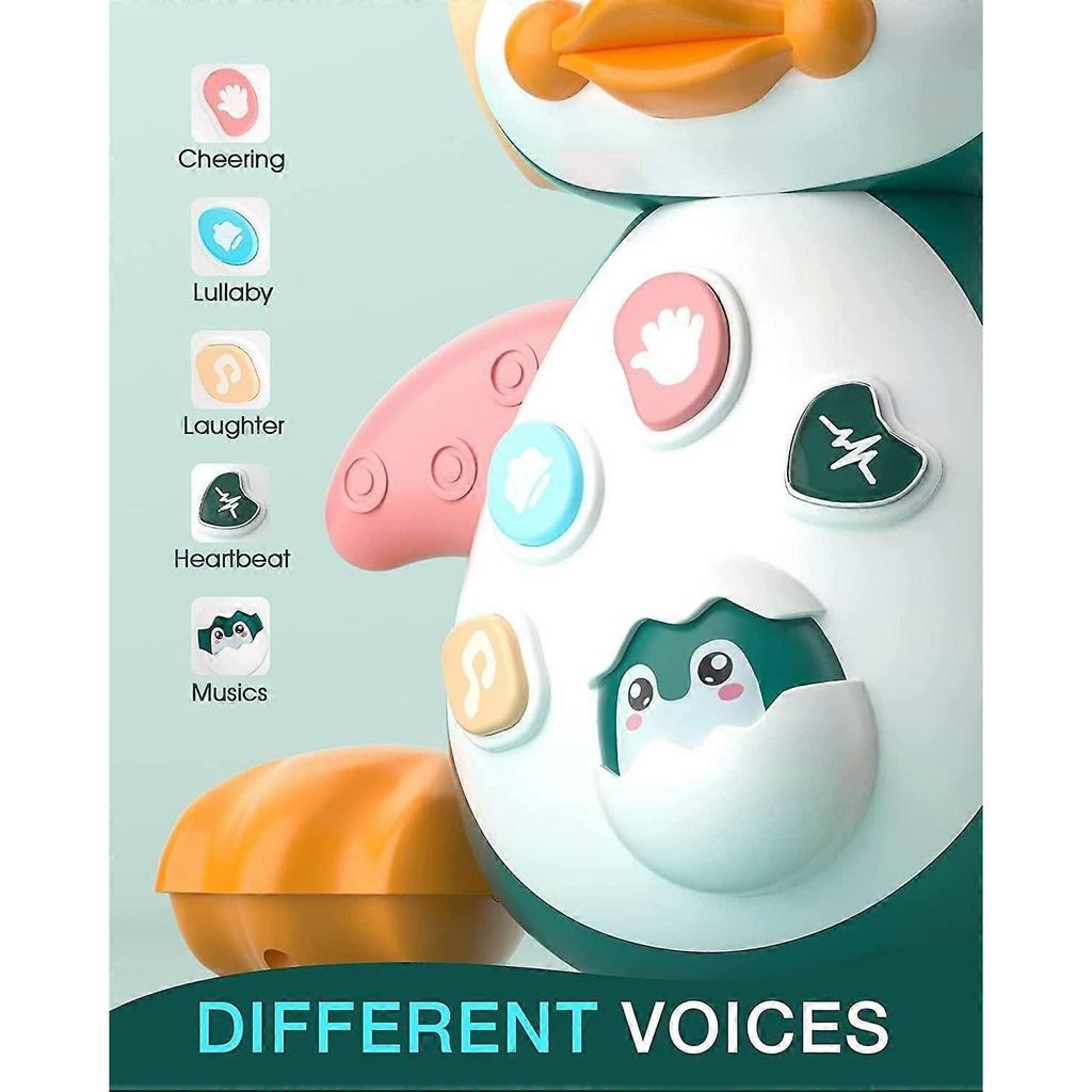 Cola Bear Baby Musical Toys 6 to 12 Months, Infant Crawling Toys for Boys and Girls with Music and LED Lights, Learning Dancing Singing and Walking To