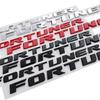 dclky10 1pc 3D ABS  FORTUNER Letters Emblem Stickers for Toyota Fortuner Car Front Hood Bonnet Grill Trunk Badge car Accessories