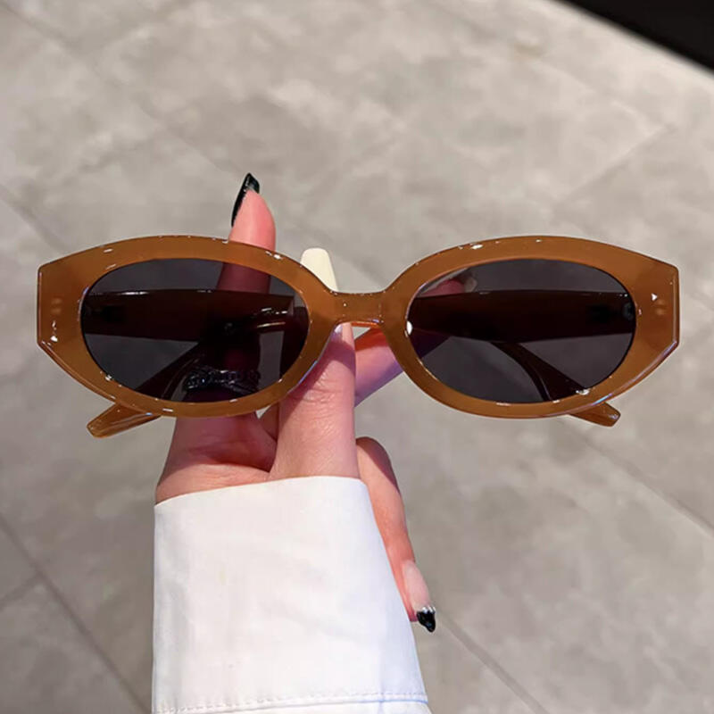 NeoRetro 58049 Ugly Sunglasses C1 Camel Brown
