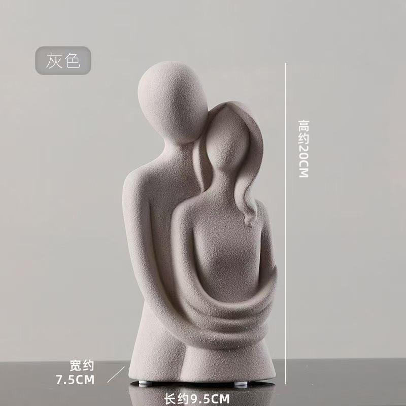 European Style Figure Sculpture Contemplative Ornament, Statue, Resin, Decoration, Bookcase and Wine Cabinet Decoration