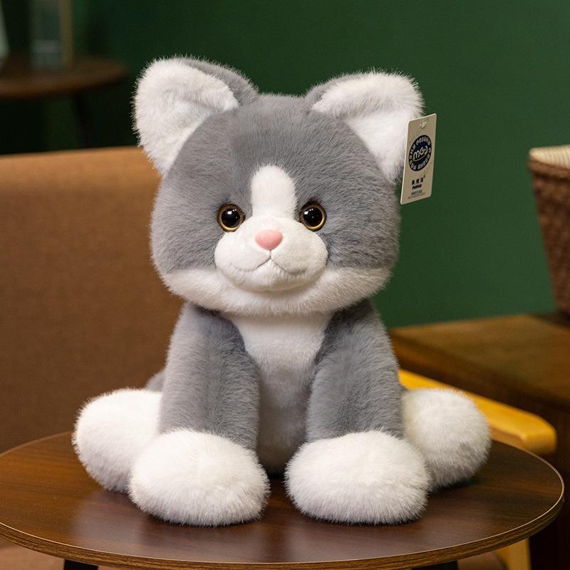 New Meigehai Hello Animal Series Cute Plush Doll Doll Riss Fox White Puppy Soothing Gift