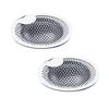 Mitas Trash Baskets (2-Pack, Small Size) Drain Drain Basket, Stainless Steel Basket with Handles, for Sinks, Bathrooms, and Bathrooms, Drain Trash Cat