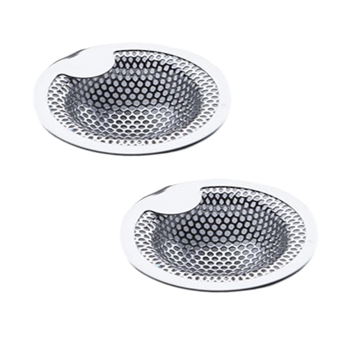 

mitas Trash Baskets (2-Pack, Small Size) Drain Drain Basket, Stainless Steel Basket with Handles, for Sinks, Bathrooms, and Bathrooms, Drain Trash Cat