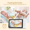 HD 5-Inch Wireless Baby Monitor with WiFi, Two-Way Talk, Night Vision, and Tuya Remote Monitoring