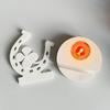 Horseshoe Fourth Leaf Clovers Candle Holder Silicones Molds Candlesticks Molds Castings Moulds for Table Decorations