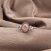 Pink Opal Turquoise Ring, Handmade Gemstone Ring, 925 Sterling Silver Ring Wonderful Jewelry, For Anniversary Gift