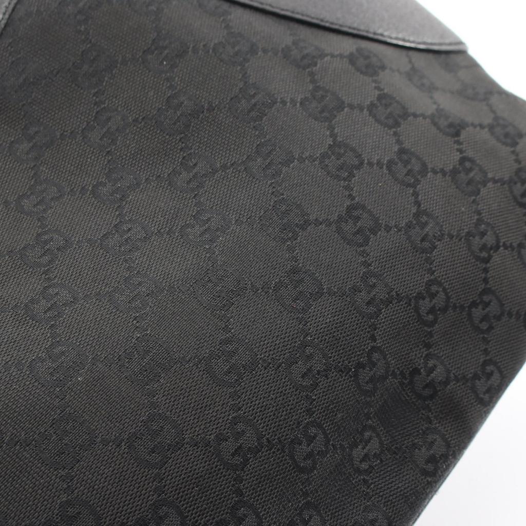 Used GUCCI GG canvas Tote Bag 113015 canvas leather Black Used Women
