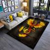 Fiery phoenix rebirth and power carpet Yoga living room room decor children's crawling mat doormat area rug games mat