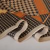New Plaid Silk Scarf Hijab  Fall Winter Fashion Ladies Plaisley Big Square Scarves Elegant Brand Headscarves Foulard