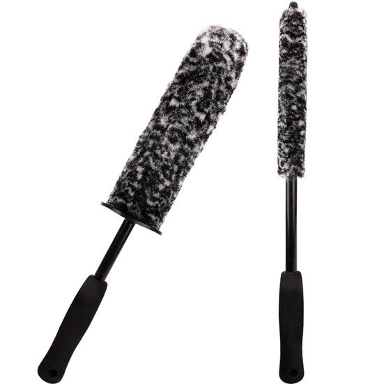 3ks/sada Kartáč na čištění ráfků auta Sada účinných čisticích kartáčů Čistič ráfků bez obsahu kovů