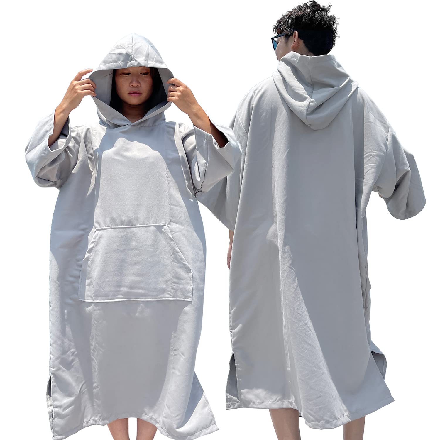 

Totonoi Large After Designed for Changing Poncho Deep [Mag Cruise] Poncho, Quick-Drying, Men s Poncho, Microfiber, Sauna, Gray, Size, Bath, Thin,