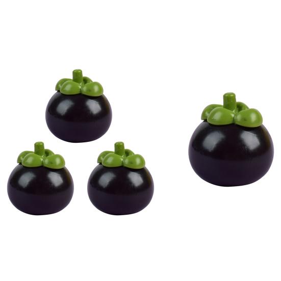 1/3ks Simulovaný mangosteen mačkací hračka Pomalé zvedání Úzkost Úleva od stresu Ovocná Fidget hračka Přenosný míček na stres Senzorická hračka