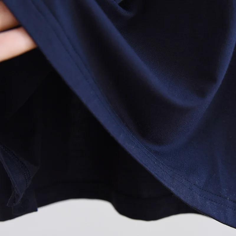 Spring Summer Nightgown Women's Sleepwear Pajamas Short Sleeve Long Night Dress Modal Sleep Shirts