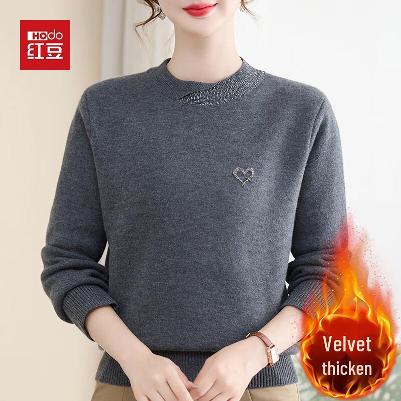 

Hodo Women s 2025 Winter Fleece-Lined Knitted Pullover 3XL