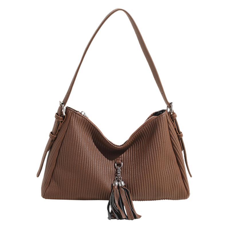 New Simple Retro Portable Shoulder Diagonal Cross Armpit Bag Women's Large Capacity Versatile High Quality Bag