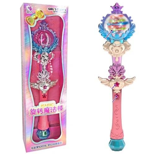 Magica DoReMi Musica Flash Rotante Bacchetta Magica Piccola Fata Magica Principessa Bacchetta Fatata Sailor Moon Scintillante Giocattolo Perfetto