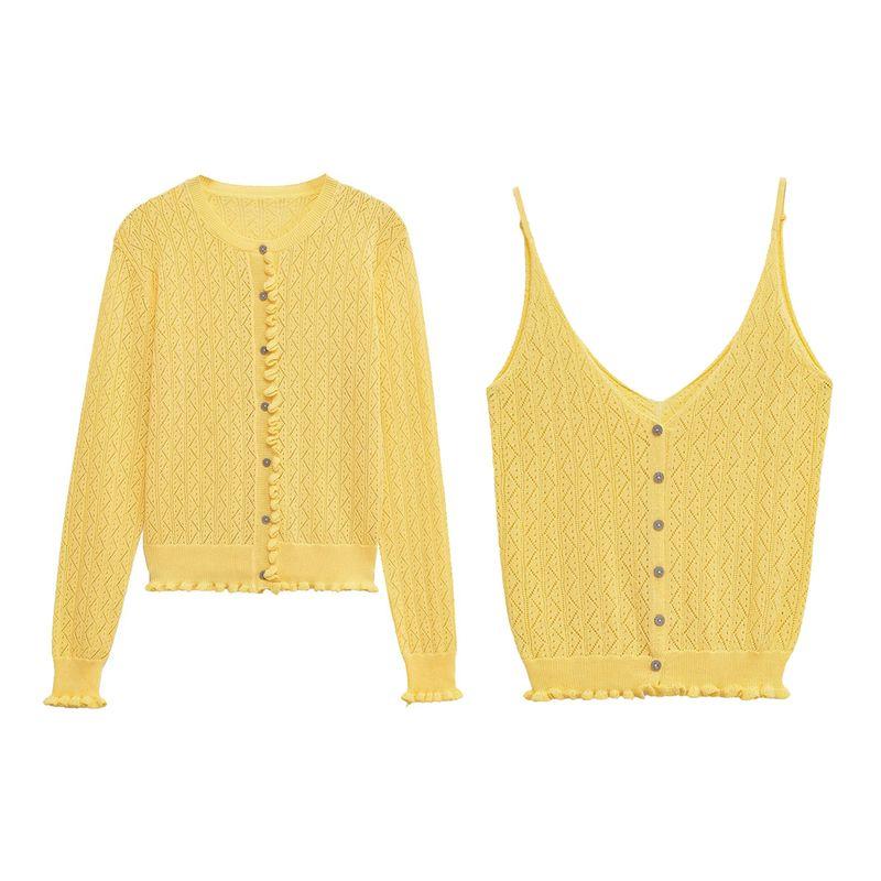 Kaslead New Women clothes Western Style Laminated Jacquard Mesh Outerwear Vest 6427057 6427058