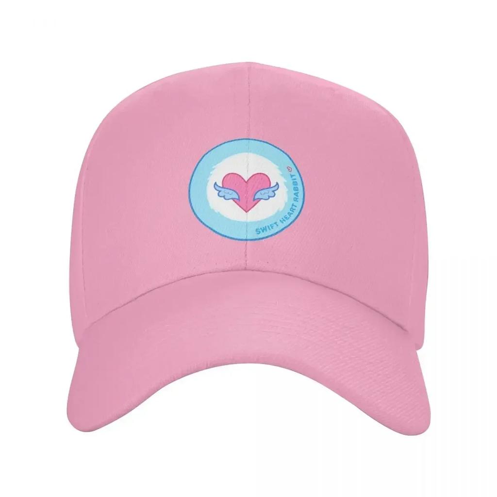 Swift Heart Rabbit Caring Cousin Badge Baseball Cap Hat Baseball Cap Anime Golf Hat Genuine Golf Cap Sun Hats For WoUnisex Unisexs