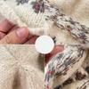 Winter warm ear protection jacquard show face small knitted hat children