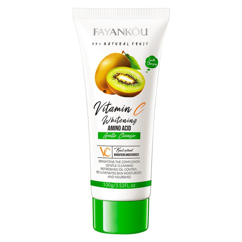 FAYANKOU Fruit VC Amino Acid Cleanser Lemon Orange Facial Cleanser Improves Dullness Cleansing Gentle Hydrating And Cleansing