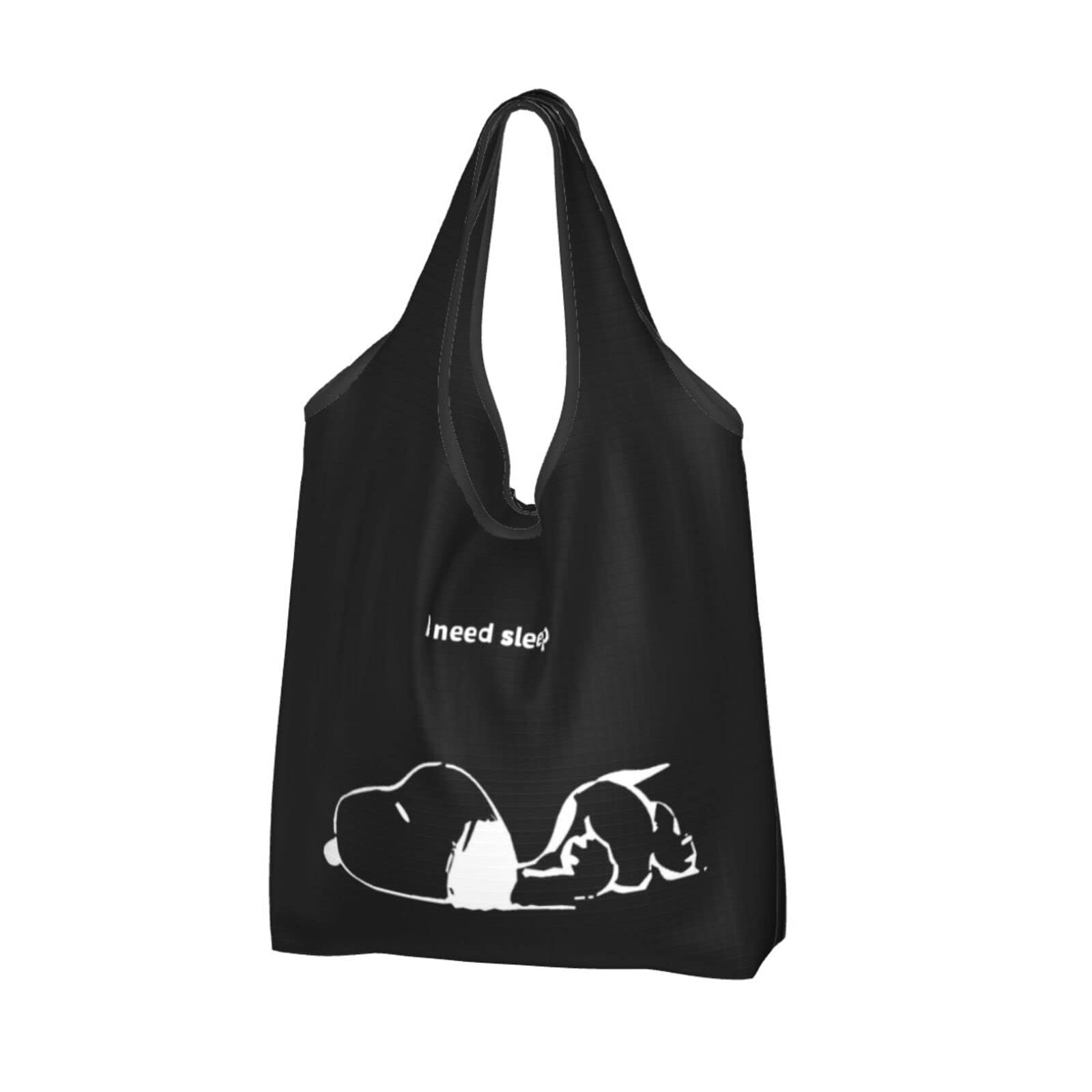 

Snoopy Eco Bag Large Capacity Foldable Eco Bag Shopping Bag Popular Lightweight Waterproof Shopping Bag Stylish Multifunctional Tote Bag Shopping Bag