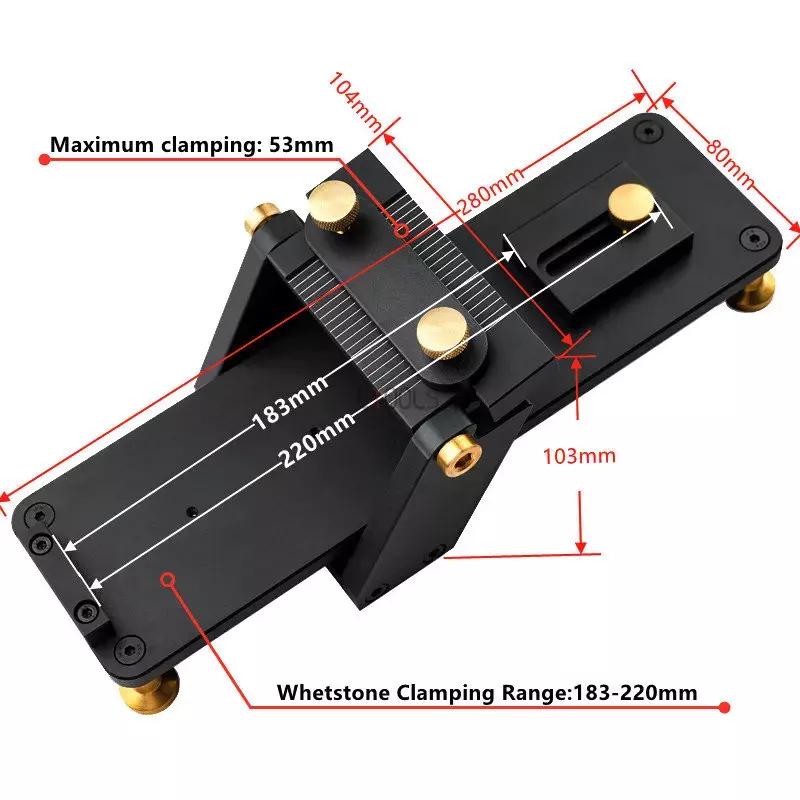 Manual Knife Sharpener with Adjustable Angle - Precision Tool for Wood Chisels, Carving Knives & Planes (Durable, Easy Setup)