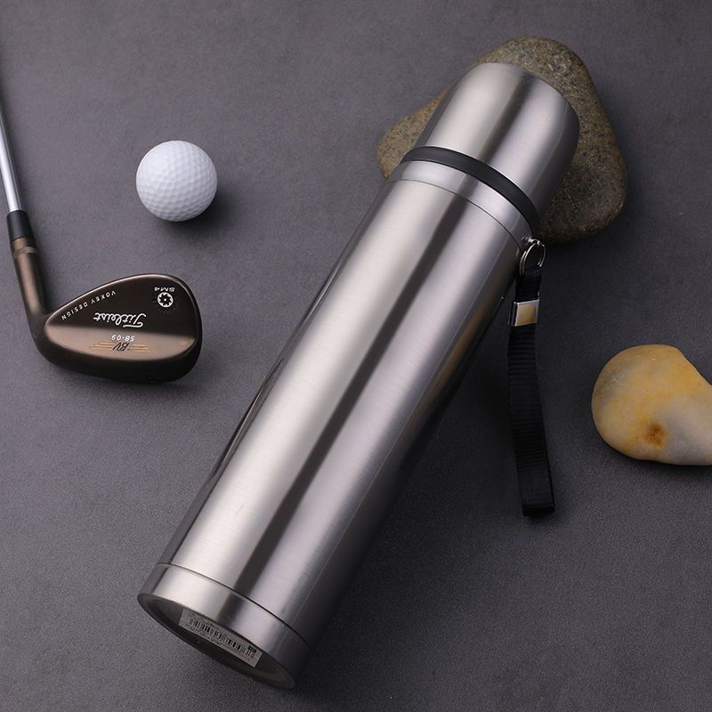 Thermosbecher mit großem Fassungsvermögen, 800 ml, Isolierflaschen, tragbarer Thermosbecher aus Edelstahl, Wasserflasche, Reise-Teebecher, Büro-Thermosbecher