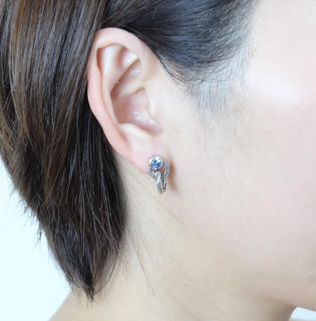 Snake earrings in silver 925 by Good Vibrations