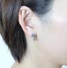 Snake earrings in silver 925 by Good Vibrations
