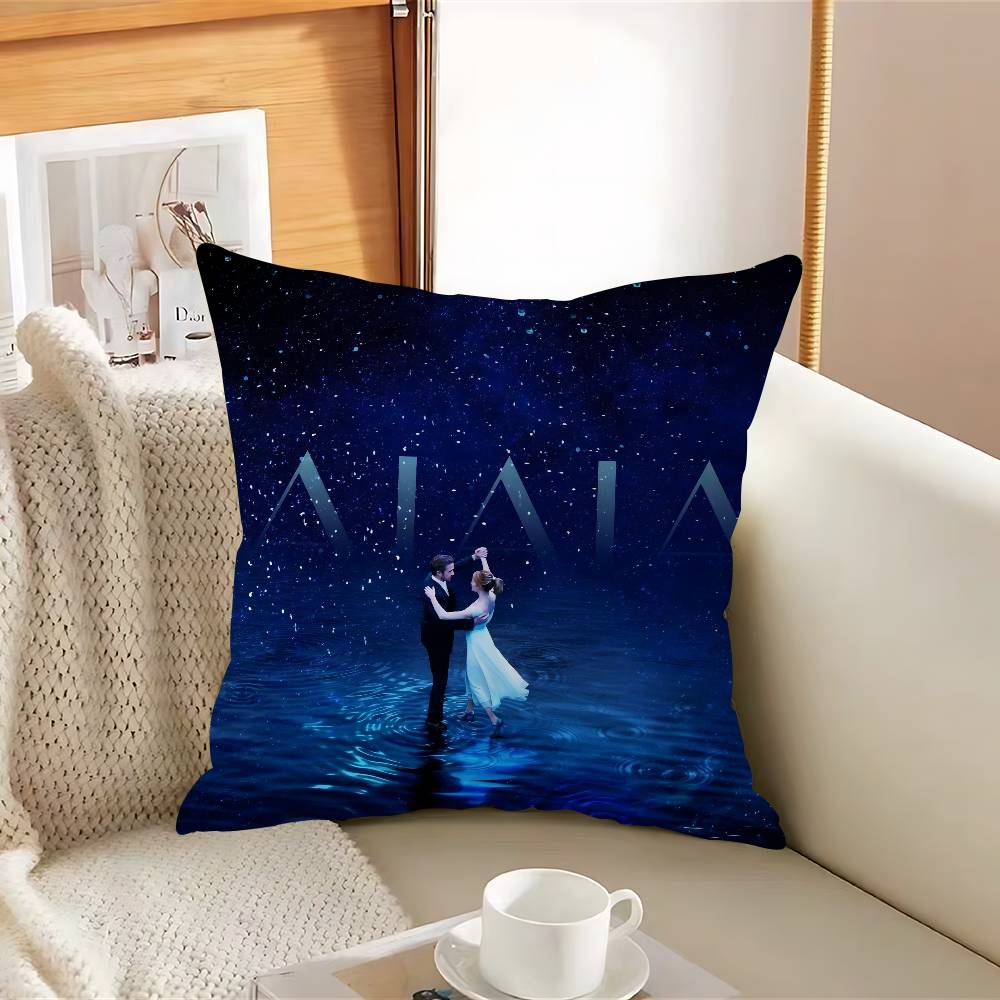 

Movie L-La La LandS Pillow Case Removable Washable Cushion Cover – All-Season Soft Linen 12x12Inch