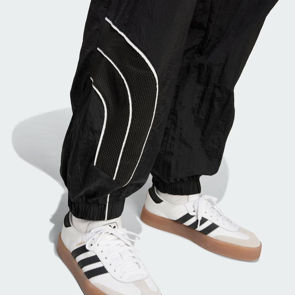 adidas Originals Q4 Atlanta Stone Track Loose Fit Knit Joggers Men Bottoms Black IX6712