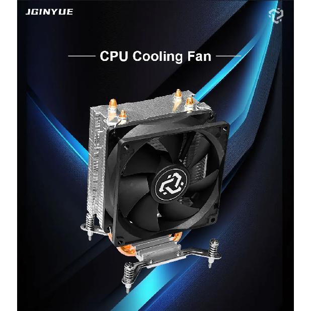 2 Heat Pipes CPU Air Cooler X79 X99 4Pin Processor Cooling Fan For Intel LGA 775 1366 1151 1155 1200 1700 2011 AMD AM3 AM4 AM5