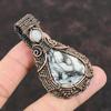 Pinolith Jasper Pendant Copper Wire Wrapped Gemstone Pendant Handmade Designer Pendant Rainbow Moonstone Jewelry Gift For Her Copper Jewelry