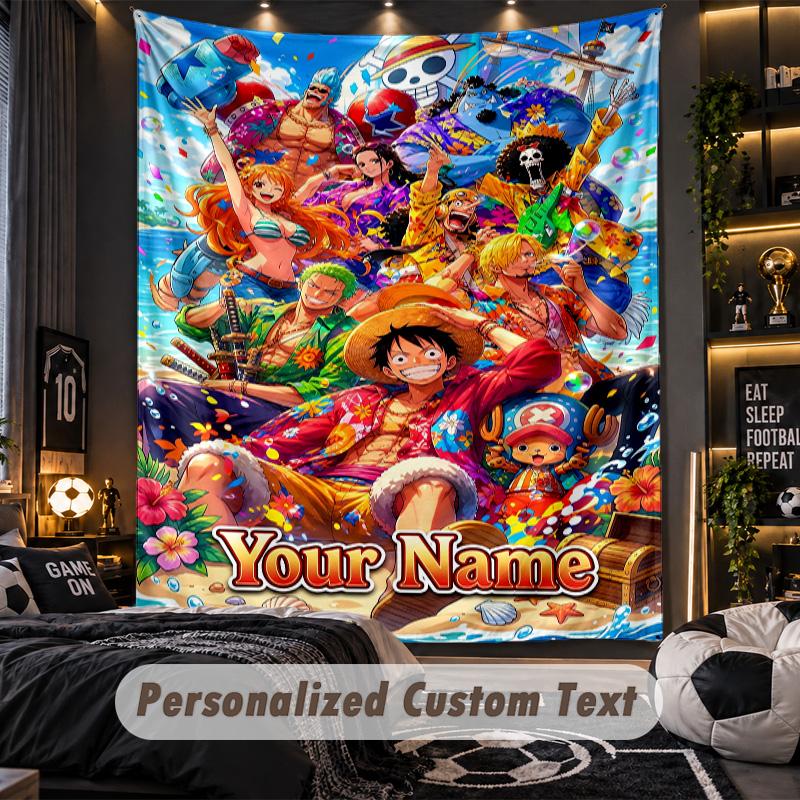 Personalized Wall Tapestry,One Piece Custom Printed Name, Fabric Wall Art For Indoor Room Backdrop