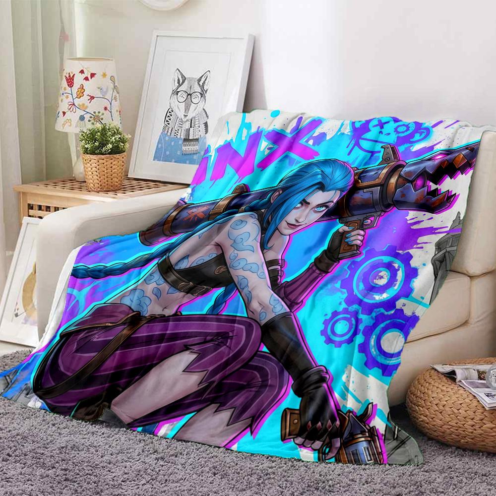 League of Legends Flannel Blanket, High quality Comfortable for All Seasons, Home Decor, Warmth and Comfort