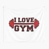 Fitness Tapestry Lifting Dumbbell Tapestry Workout Vintage Design Tapestries Wall Hanging for Bedroom Living Room Decoration