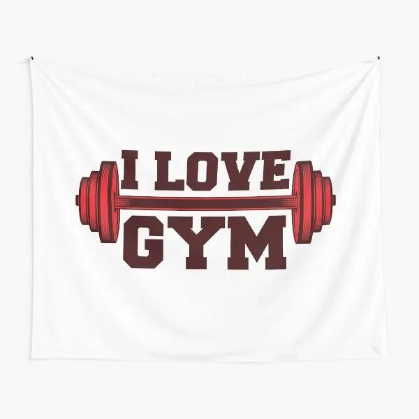 Fitness Tapestry Lifting Dumbbell Tapestry Workout Vintage Design Tapestries Wall Hanging for Bedroom Living Room Decoration