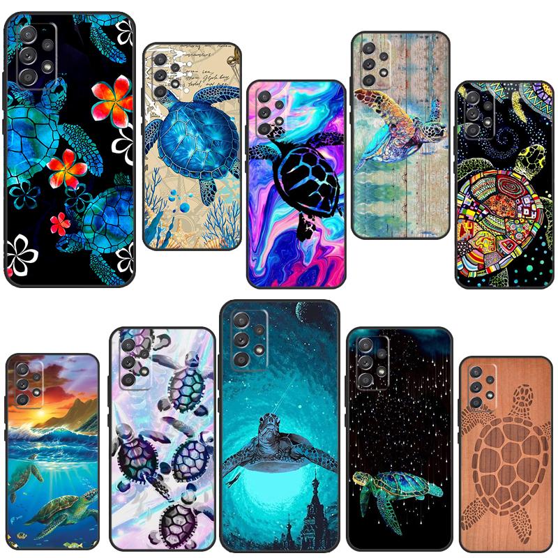 Sea Turtle Case For Samsung A54 A34 A14 A13 A23 A33 A53 A73 A51 A71 A72 A12 A22 A32 A42 A52 Back Cover
